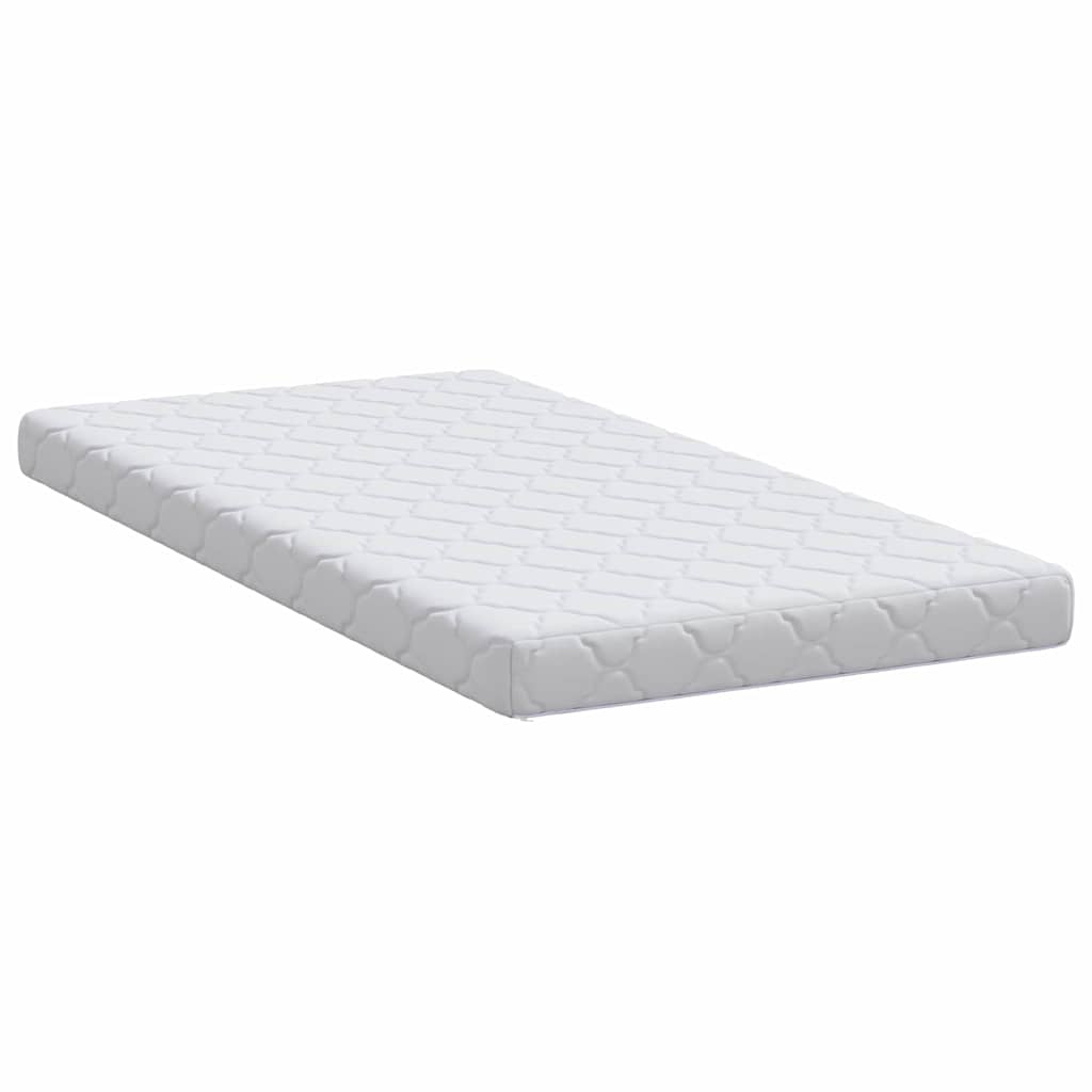 Matelas Blanc 80 x 160 cm Tissu jacquard - XIOS