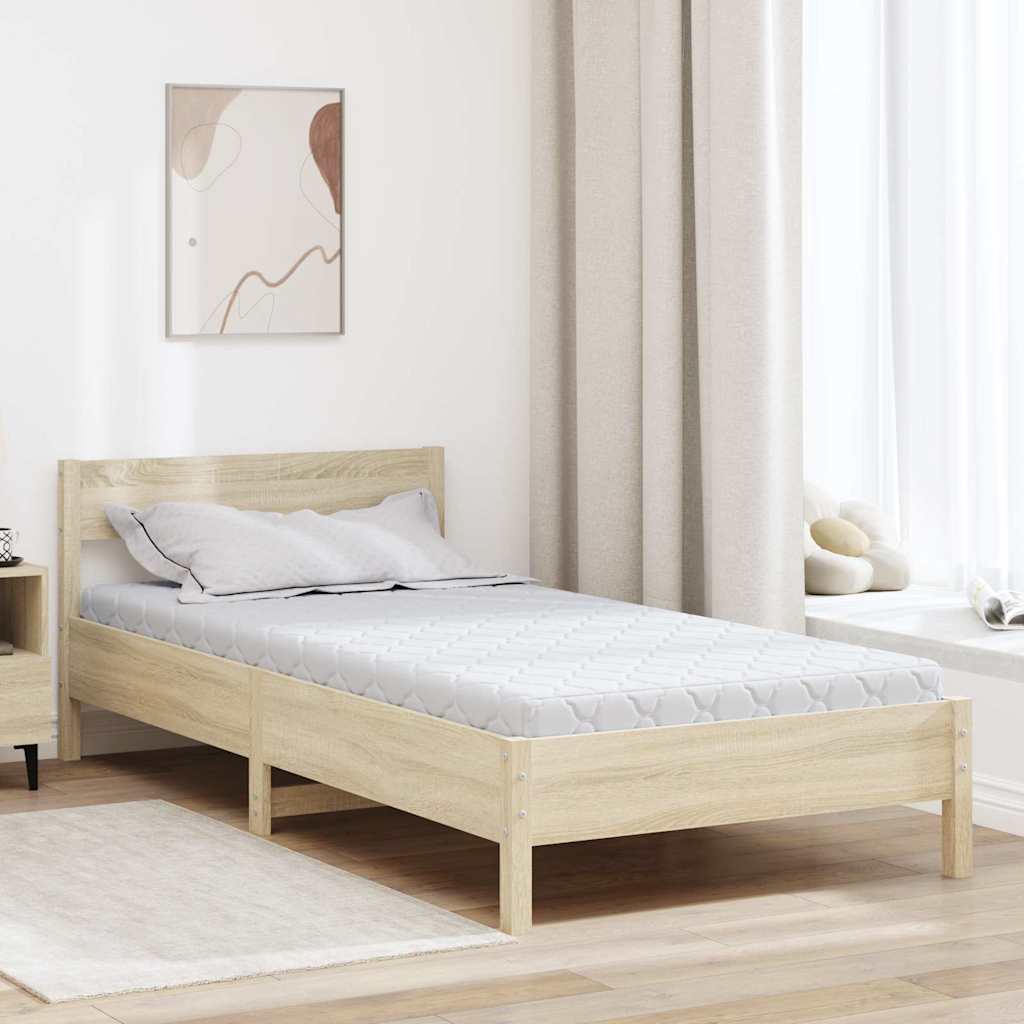 Matelas avec Couche de Coco Blanc 190 x 90 cm Mousse PU - XIOS
