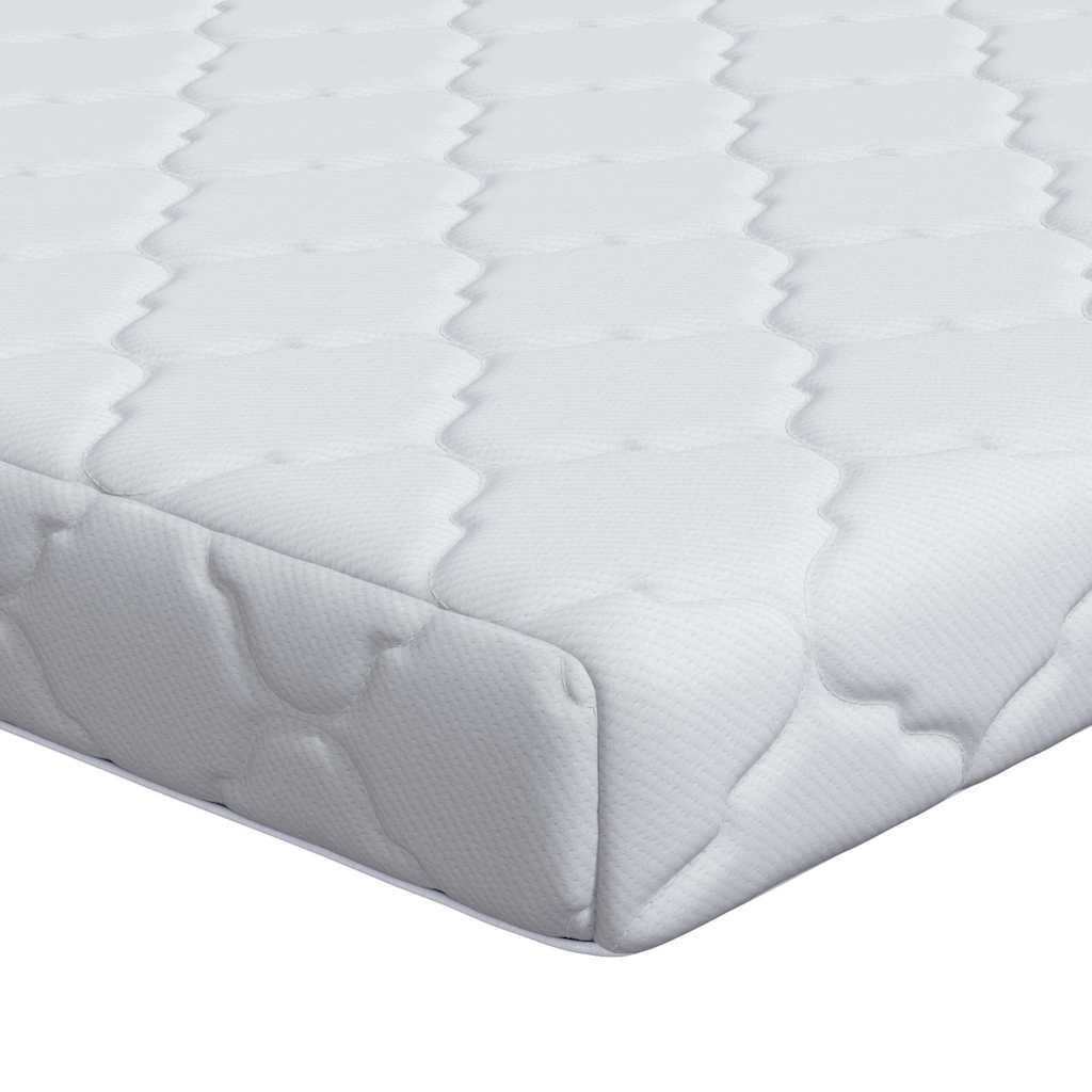 Matelas avec Couche de Coco Blanc 200 x 140 cm Mousse PU - XIOS