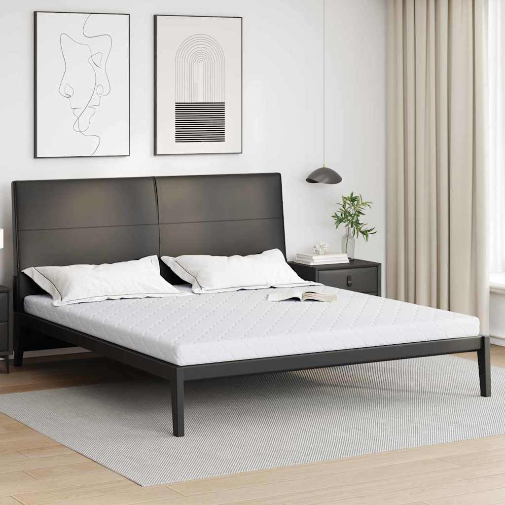 Matelas avec Couche de Coco Blanc 200 x 200 cm Mousse PU - XIOS