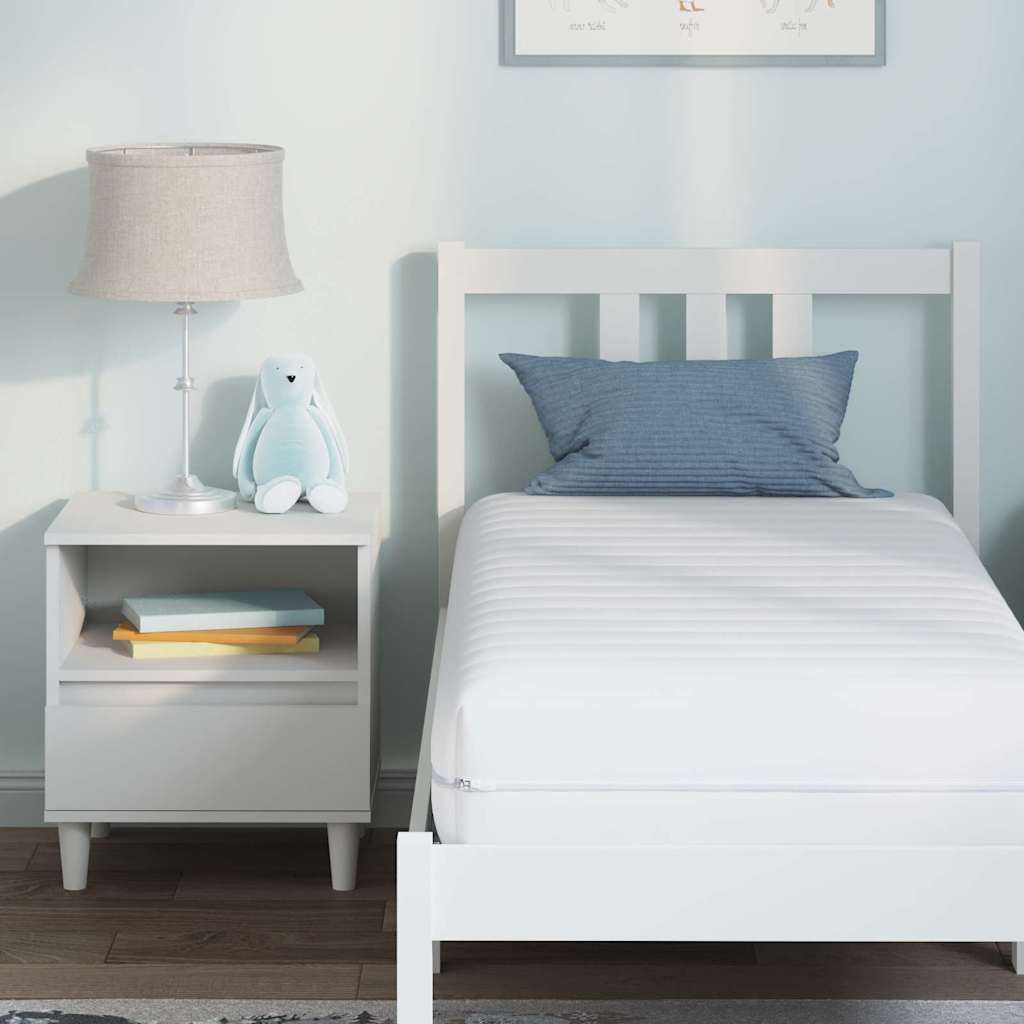 Matelas avec Couche de Coco Blanc 60 x 120 cm Ressort ensaché - XIOS