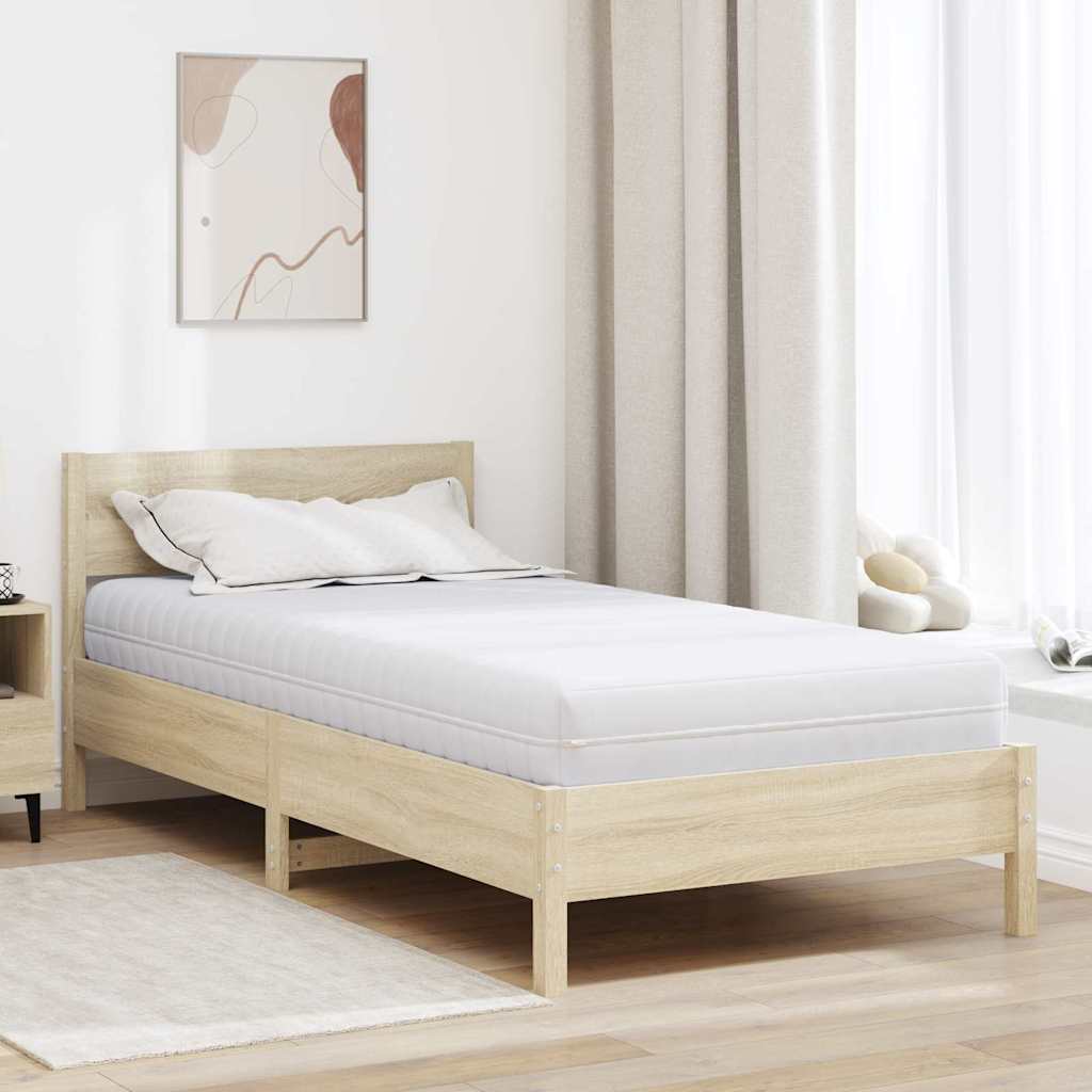 Matelas avec Couche de Coco Blanc 90 x 200 cm Ressort ensaché - XIOS