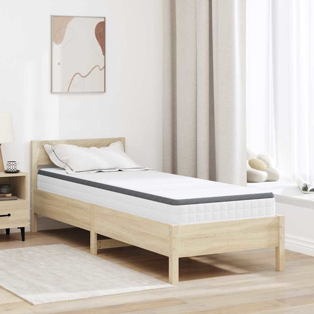 Matelas Blanc et Gris 80 x 200 cm Printemps Bonell - XIOS