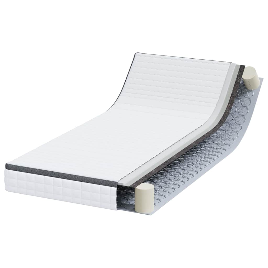 Matelas Blanc et Gris 90 x 200 cm Printemps Bonell - XIOS