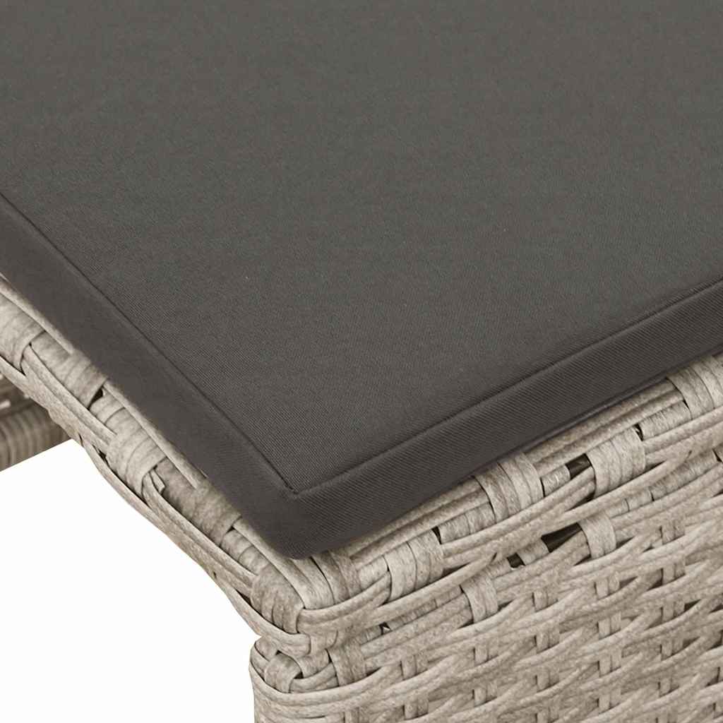 Ensemble de canapé de jardin 6 pcs Gris clair et gris foncé - XIOS