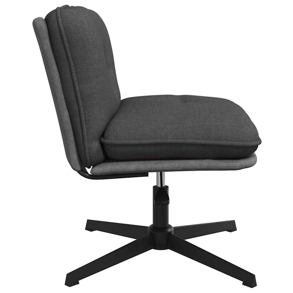 Chaise pivotante de bureau Gris foncé Tissu - XIOS