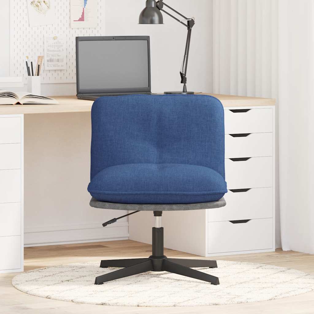Chaise pivotante de bureau Bleu Tissu - XIOS