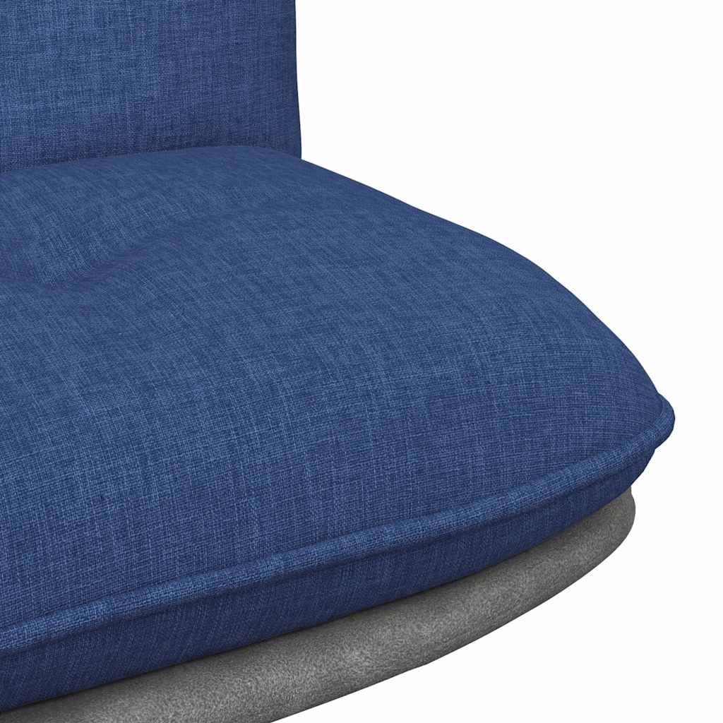 Chaise pivotante de bureau Bleu Tissu - XIOS