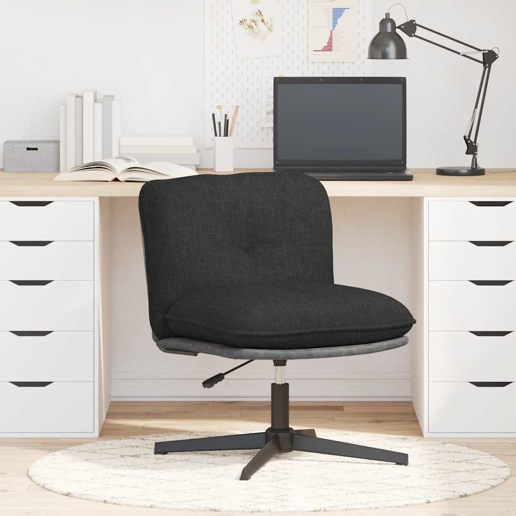 Chaise pivotante de bureau Noir Tissu - XIOS