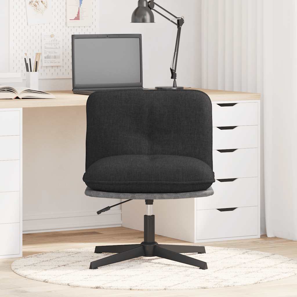 Chaise pivotante de bureau Noir Tissu - XIOS