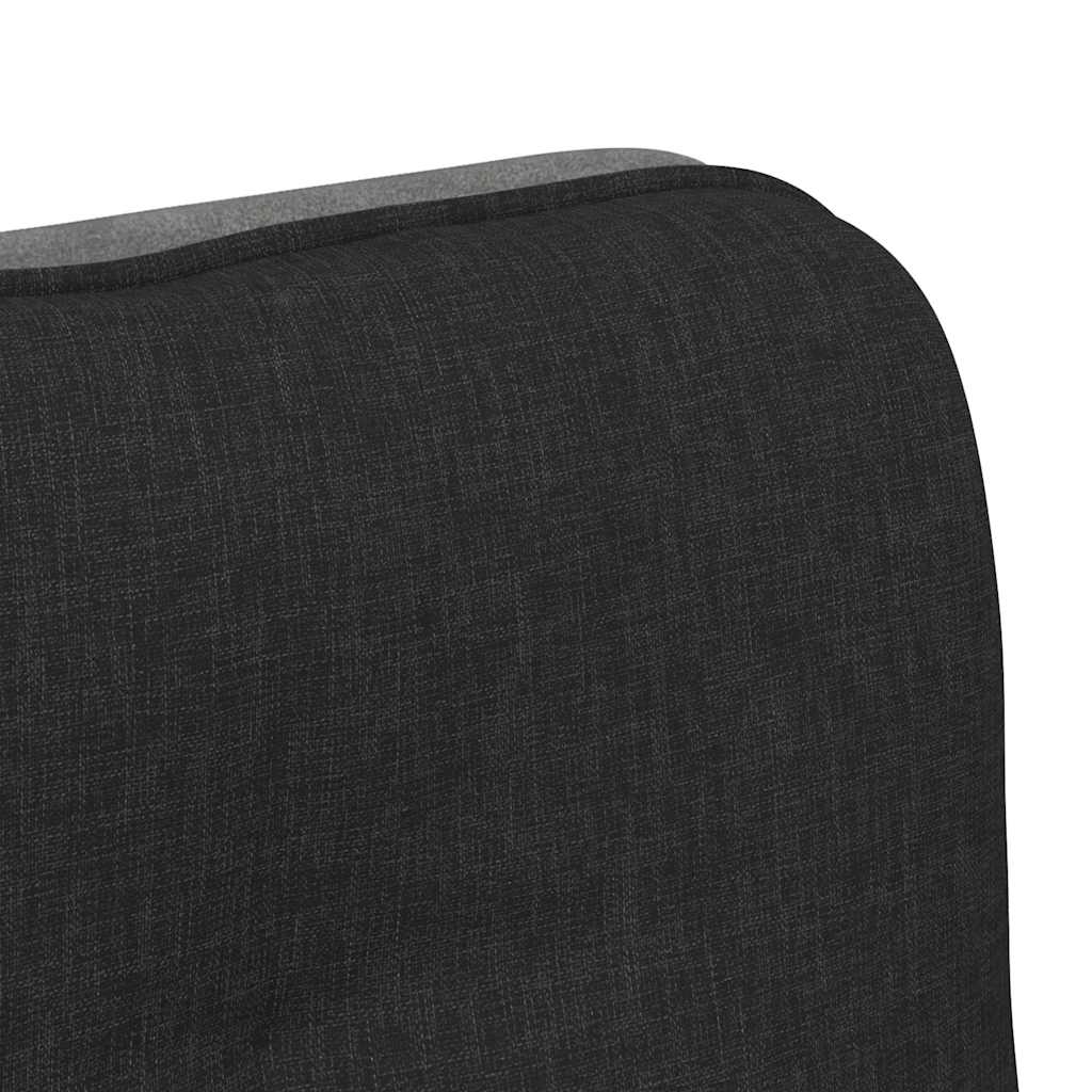Chaise pivotante de bureau Noir Tissu - XIOS