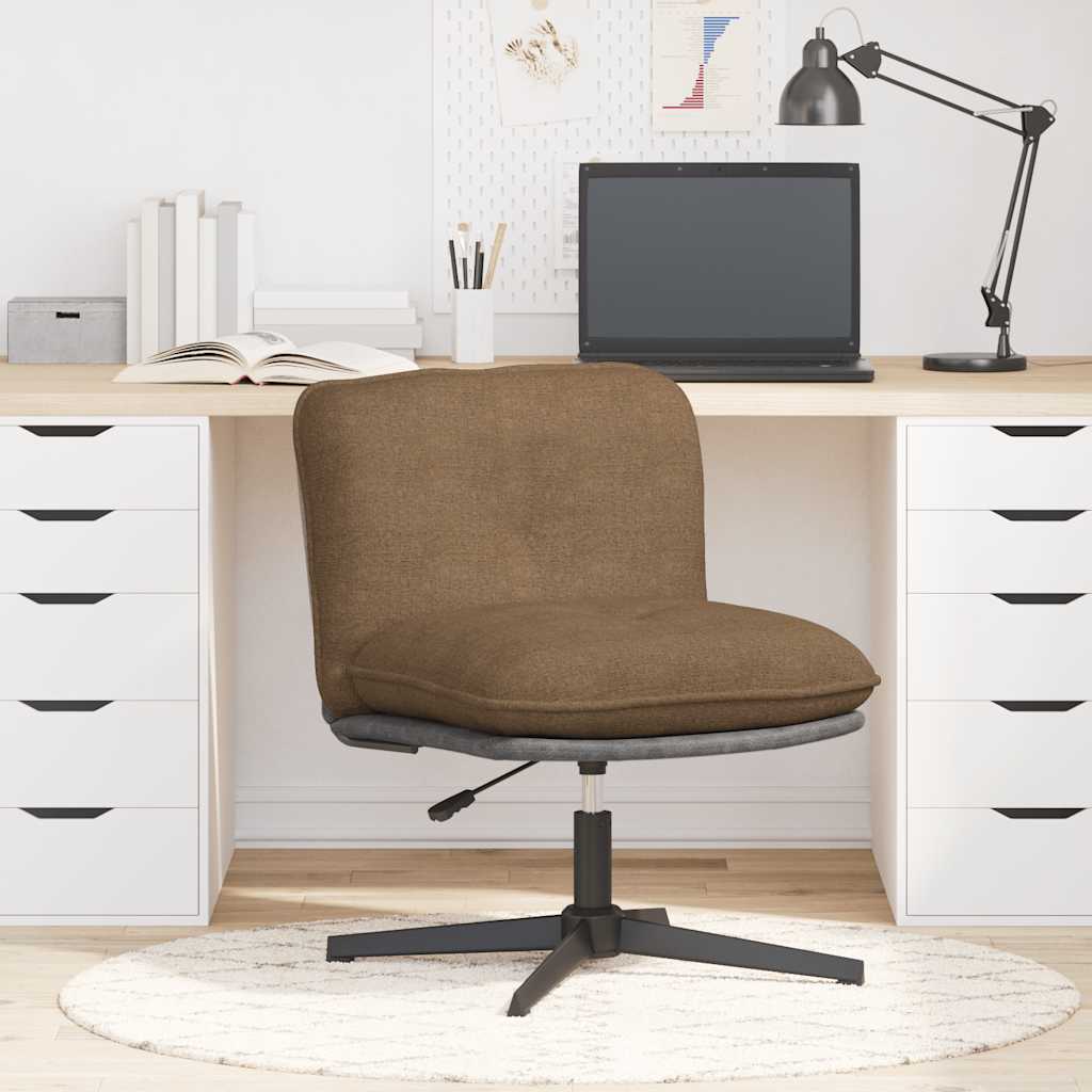 Chaise pivotante de bureau Taupe Tissu - XIOS