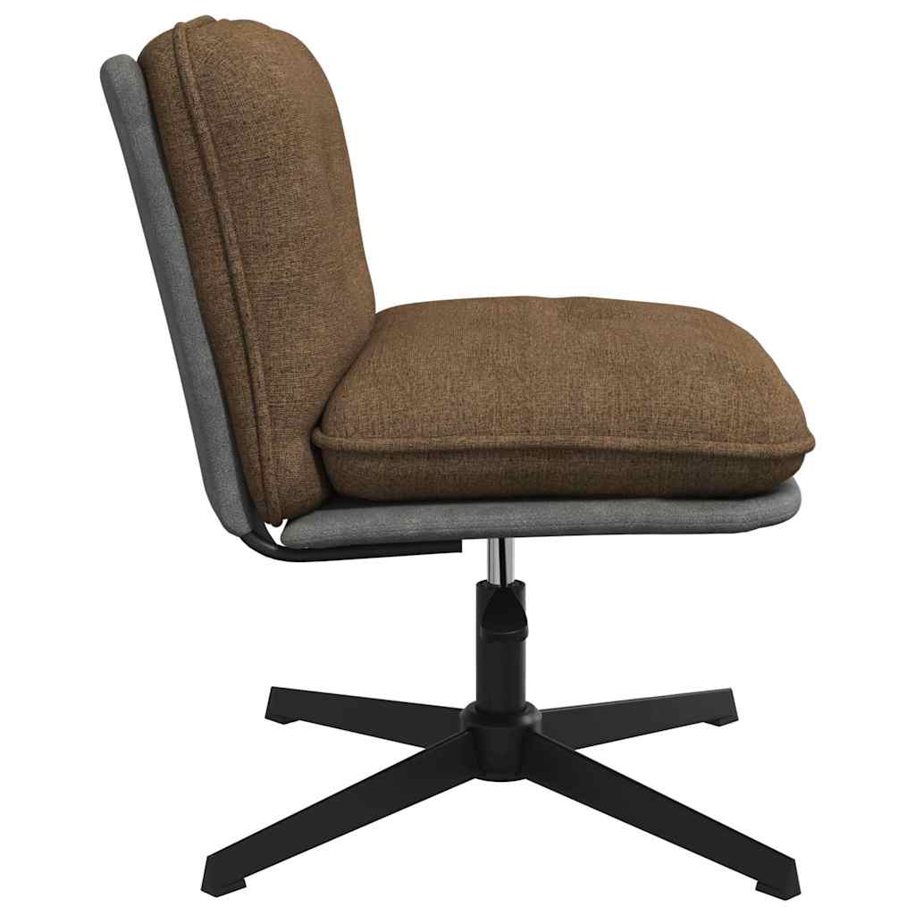 Chaise pivotante de bureau Taupe Tissu - XIOS