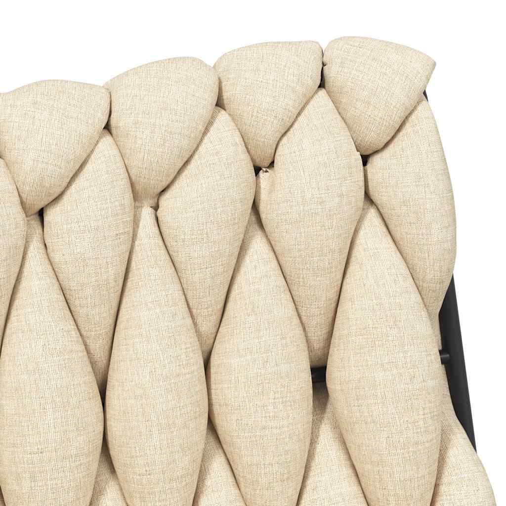 Chaise pivotante de bureau Crème Tissu - XIOS