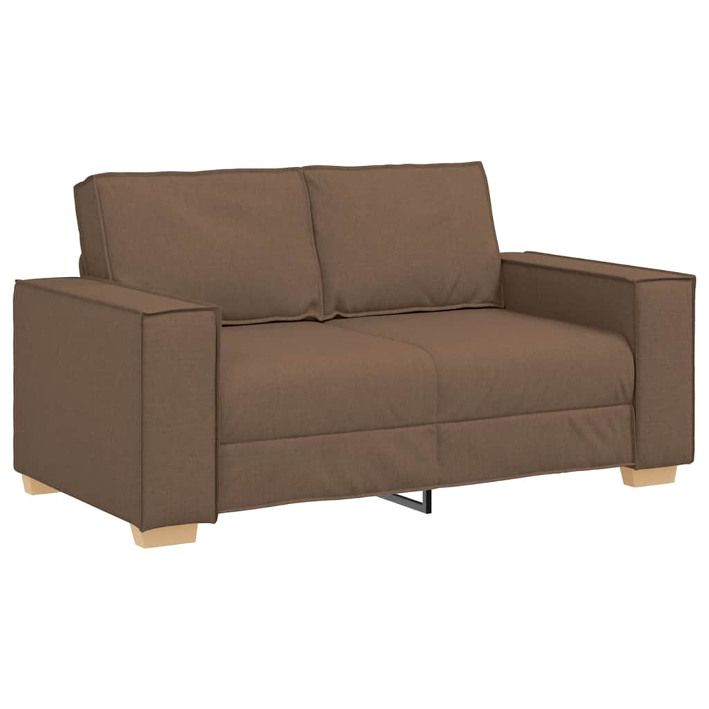 Ensemble de Canapés 3 pcs Marron 220 x 78 x 84 cm tissu - XIOS