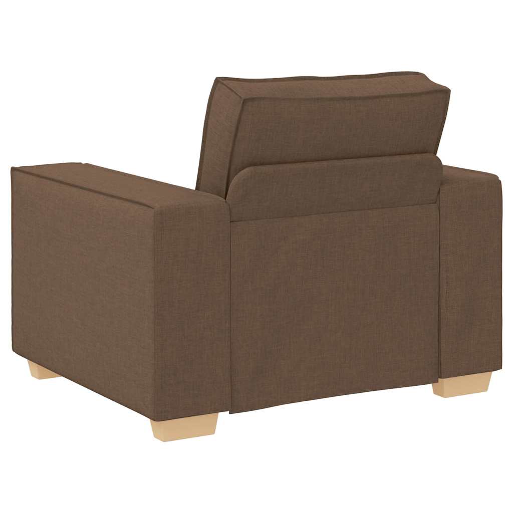 Ensemble de Canapés 3 pcs Marron 220 x 78 x 84 cm tissu - XIOS