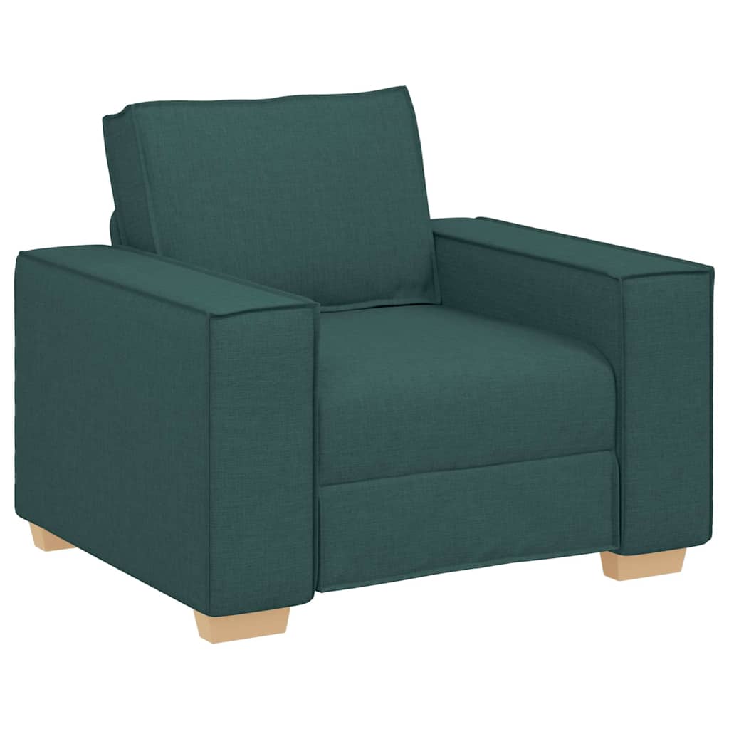 Ensemble de Canapés 3 pcs Vert foncé 220 x 78 x 84 cm tissu - XIOS