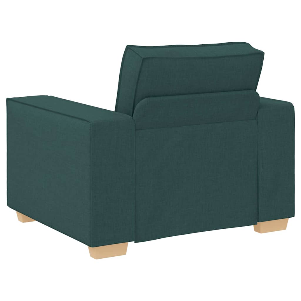 Ensemble de Canapés 3 pcs Vert foncé 220 x 78 x 84 cm tissu - XIOS