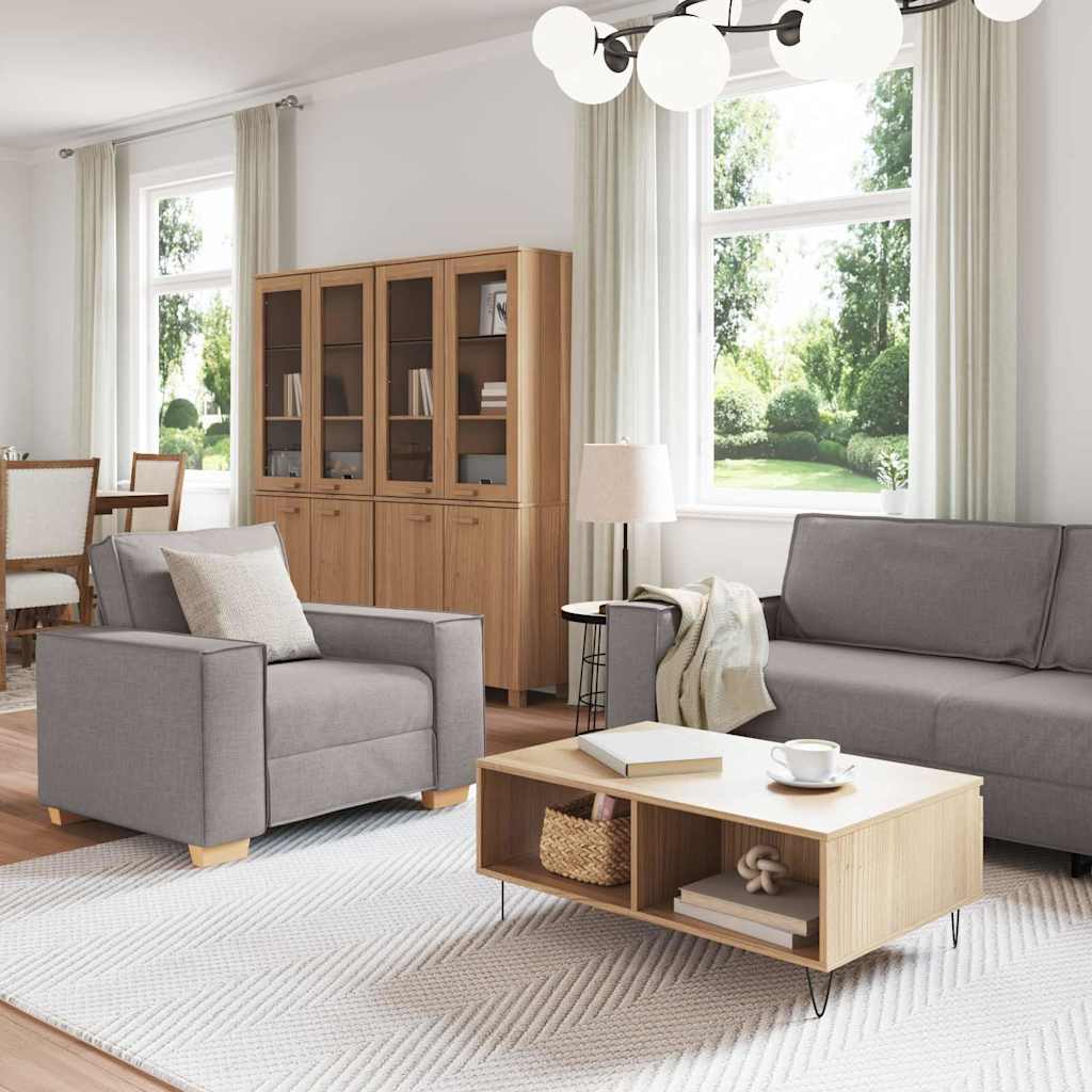 Ensemble de Canapés 3 pcs Taupe 220 x 78 x 84 cm tissu - XIOS