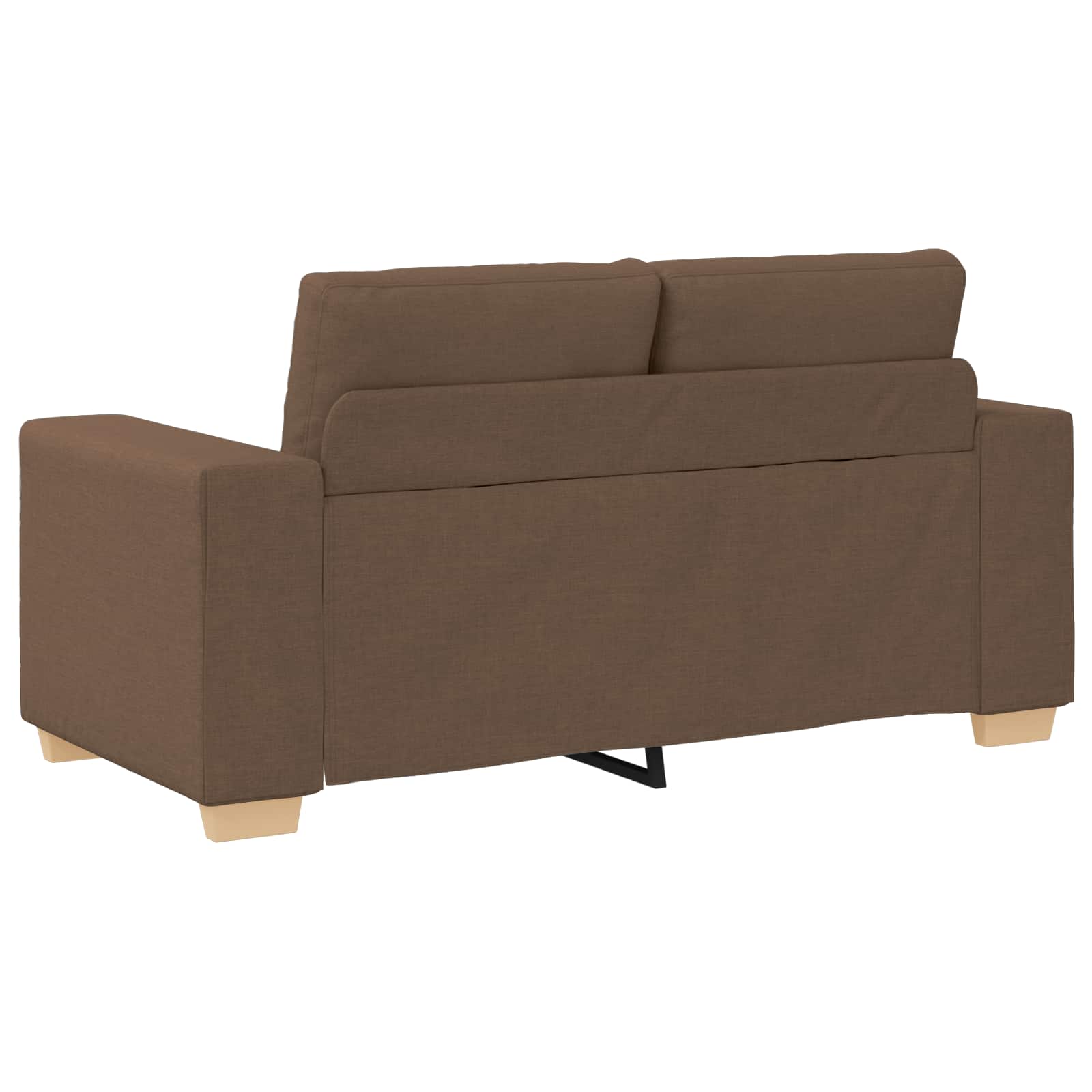 Canapé 2 pcs Marron 221 x 80 x 80 cm Tissu - XIOS