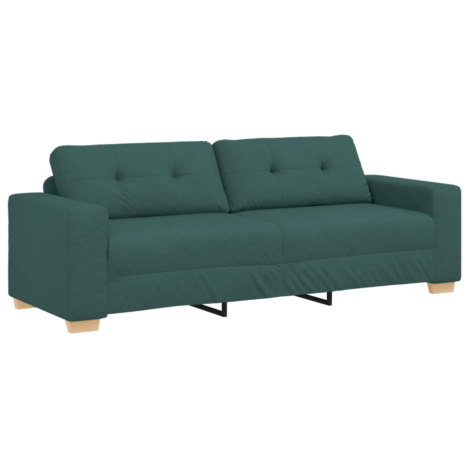 Canapé 2 pcs Vert 221 x 80 x 80 cm Tissu - XIOS