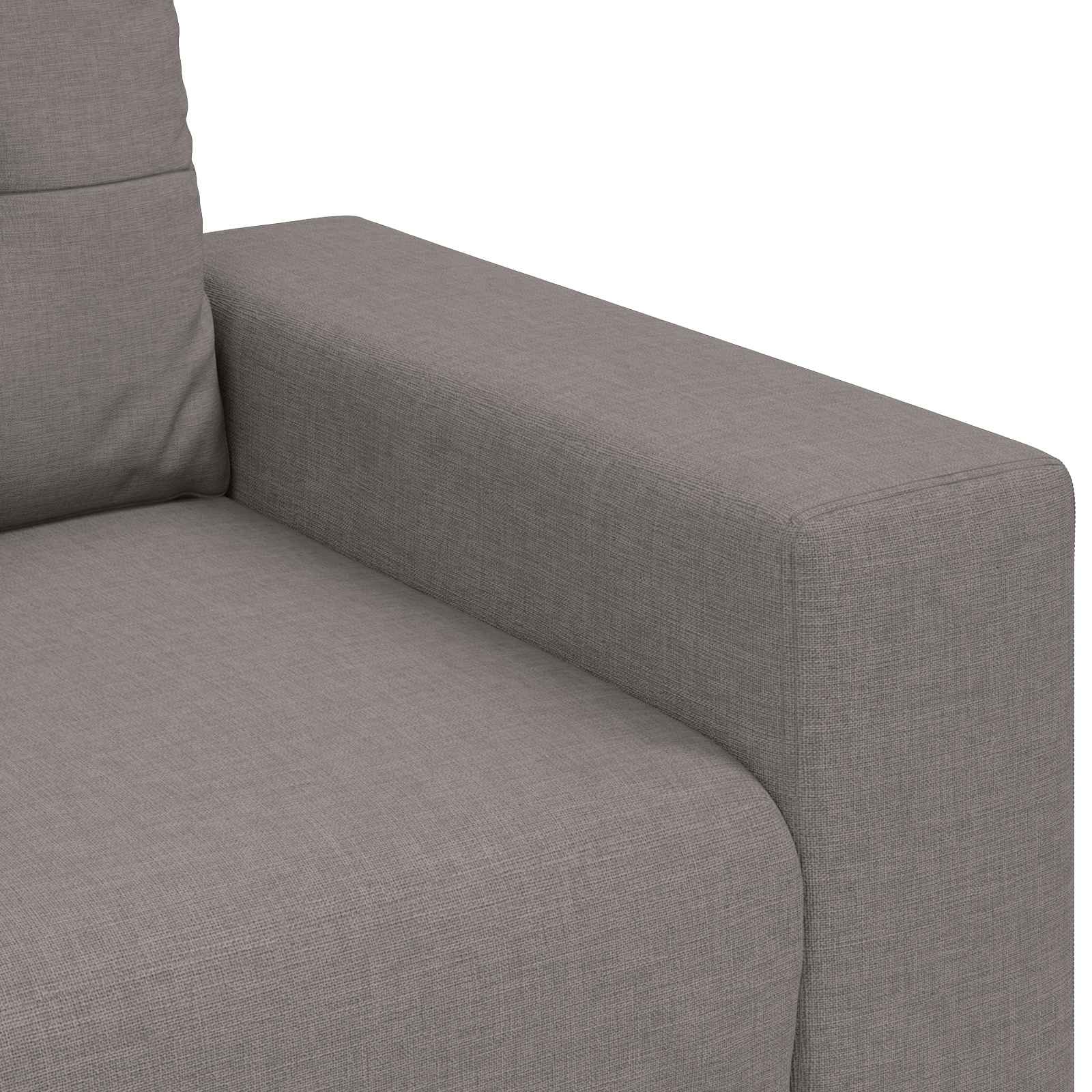 Canapé 2 pcs Taupe 221 x 80 x 80 cm Tissu - XIOS