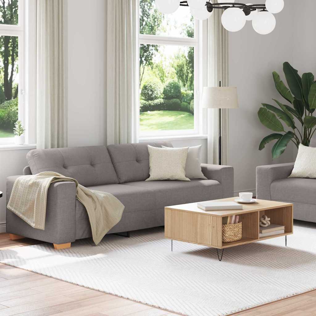 Ensemble de Canapés 2 pcs Taupe 221 x 78 x 80 cm Tissu - XIOS
