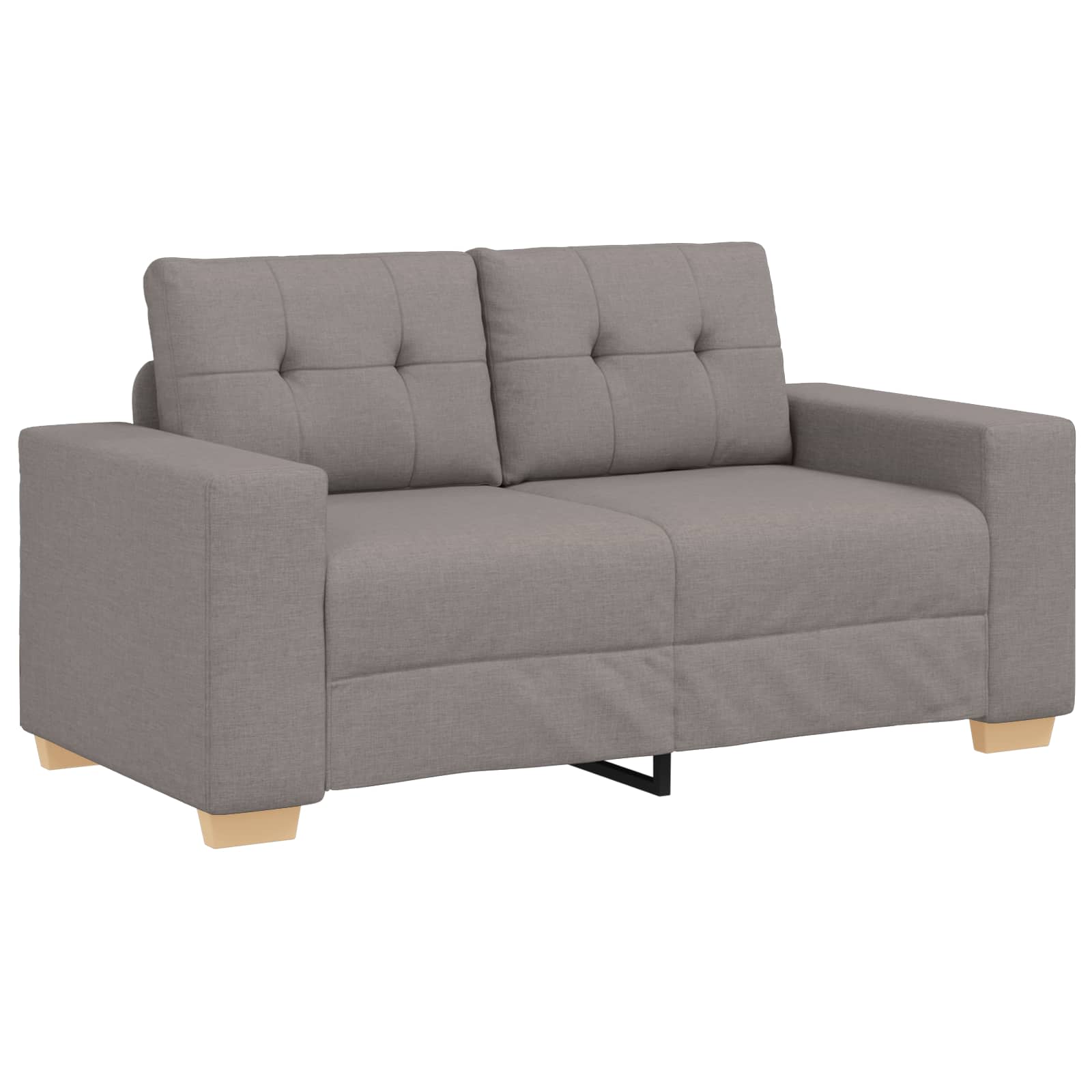 Canapé 2 pcs Taupe 221 x 80 x 80 cm Tissu - XIOS