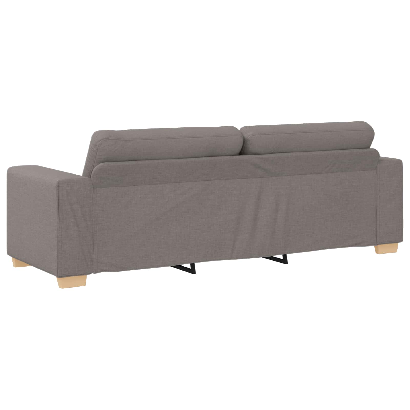 Canapé 2 pcs Taupe 221 x 80 x 80 cm Tissu - XIOS