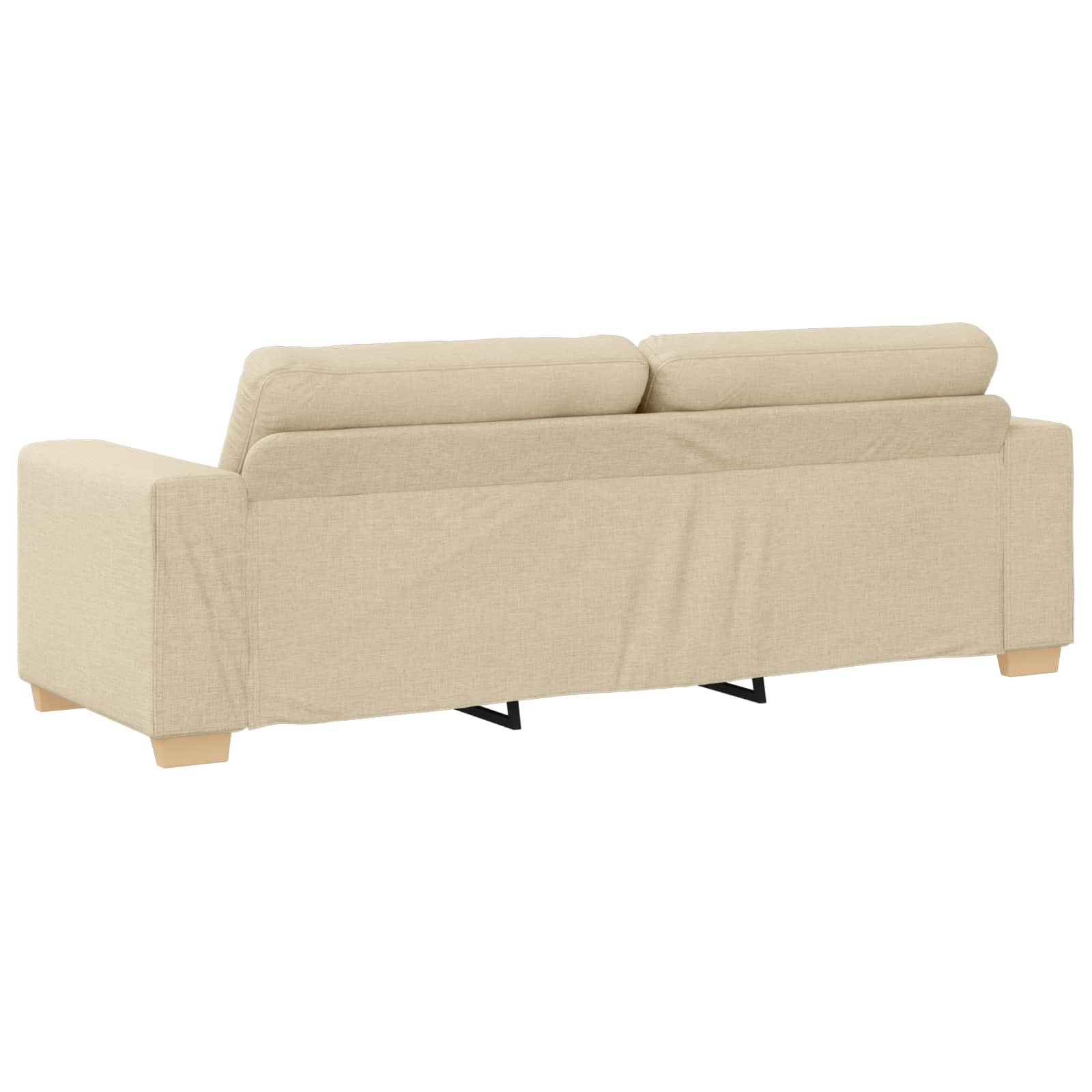 Canapé 2 pcs Crème 221 x 80 x 80 cm Tissu - XIOS