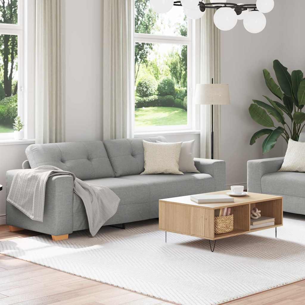 Ensemble de Canapés 2 pcs Gris 221 x 78 x 80 cm Tissu - XIOS