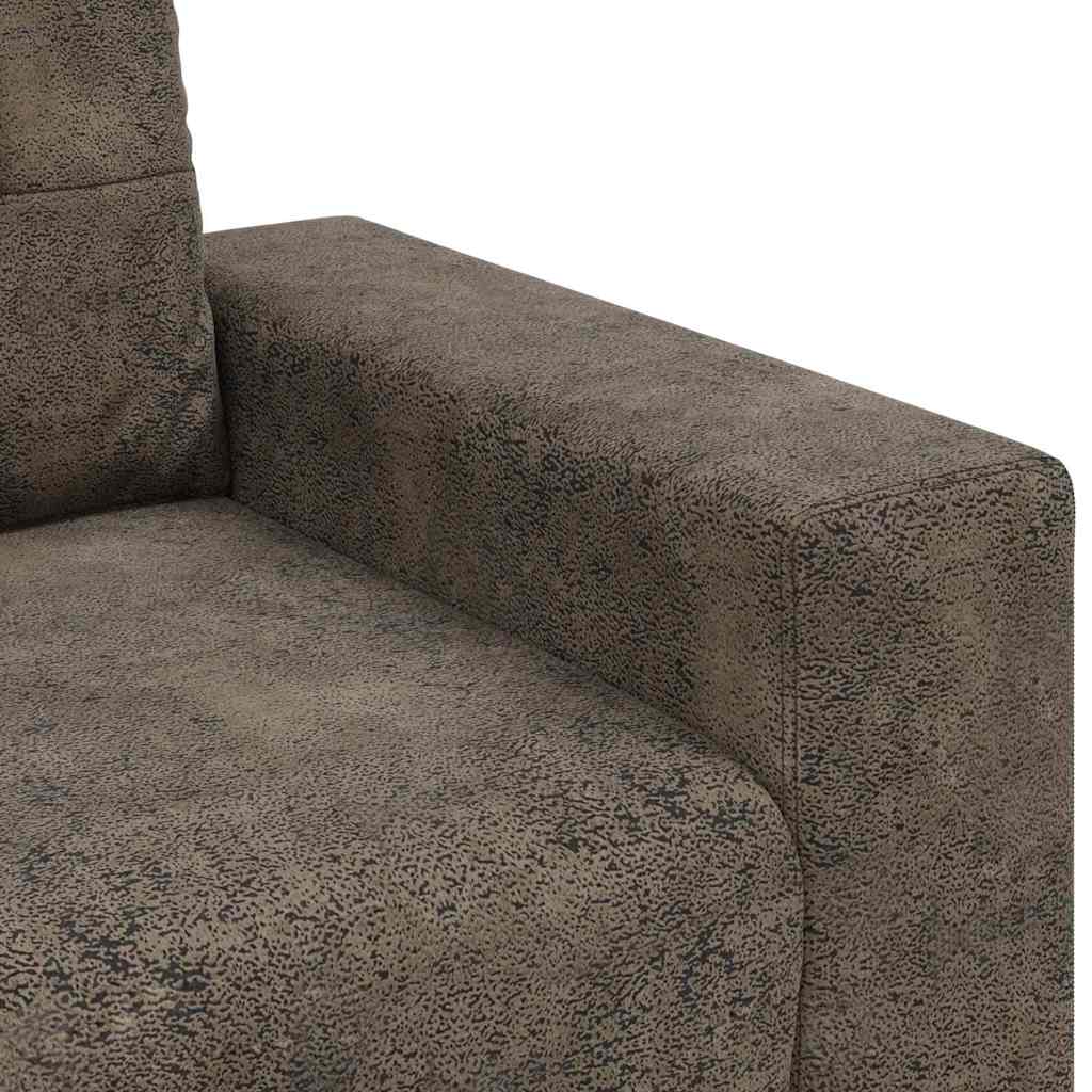 Canapé 2 pcs Gris foncé 221 x 80 x 80 cm tissu - XIOS