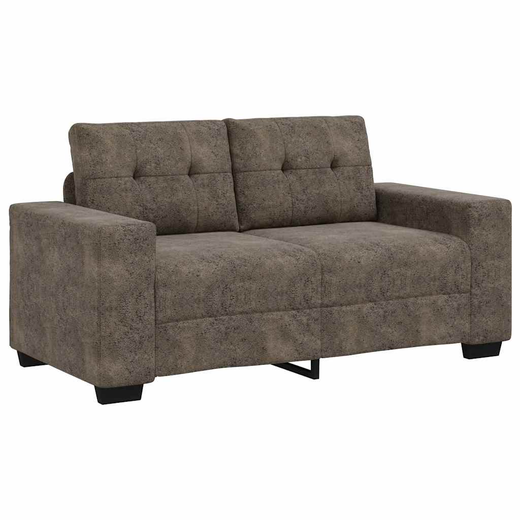 Canapé 2 pcs Gris foncé 221 x 80 x 80 cm tissu - XIOS