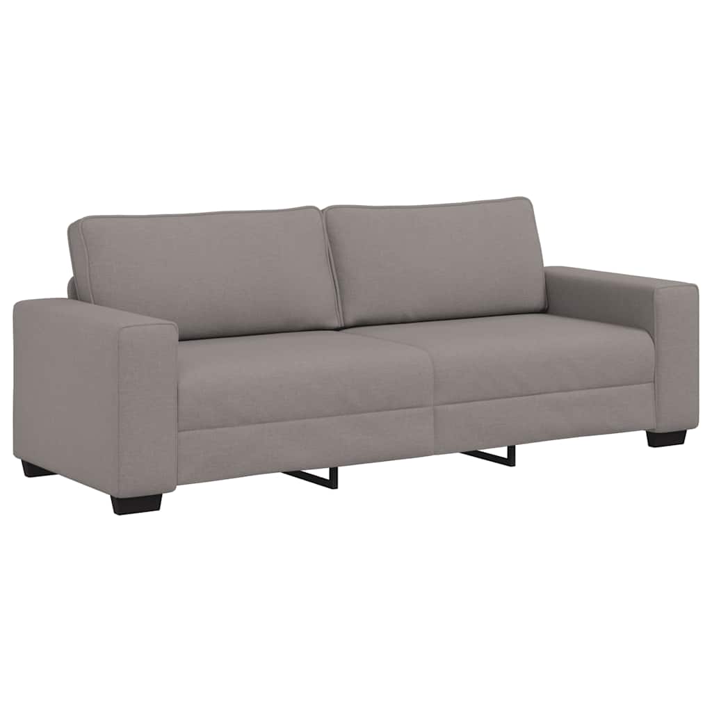 Ensemble de canapé 2 pcs avec coussins en tissu taupe - XIOS