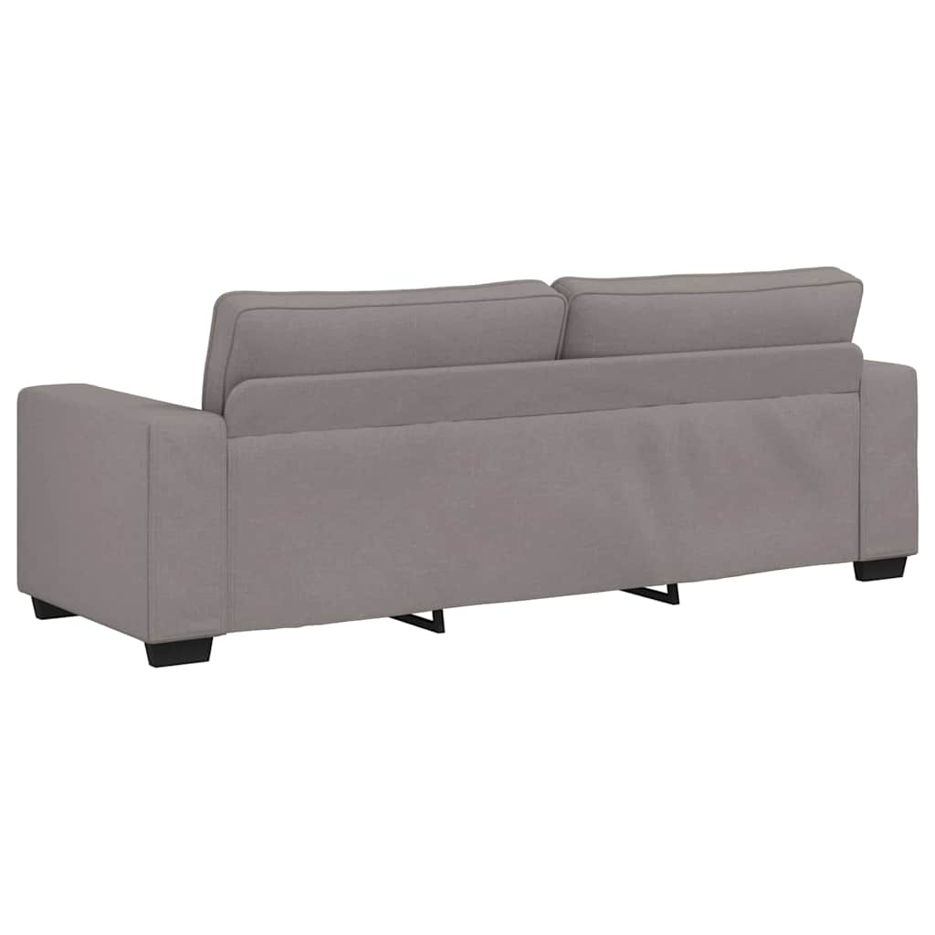 Ensemble de canapé 2 pcs avec coussins en tissu taupe - XIOS