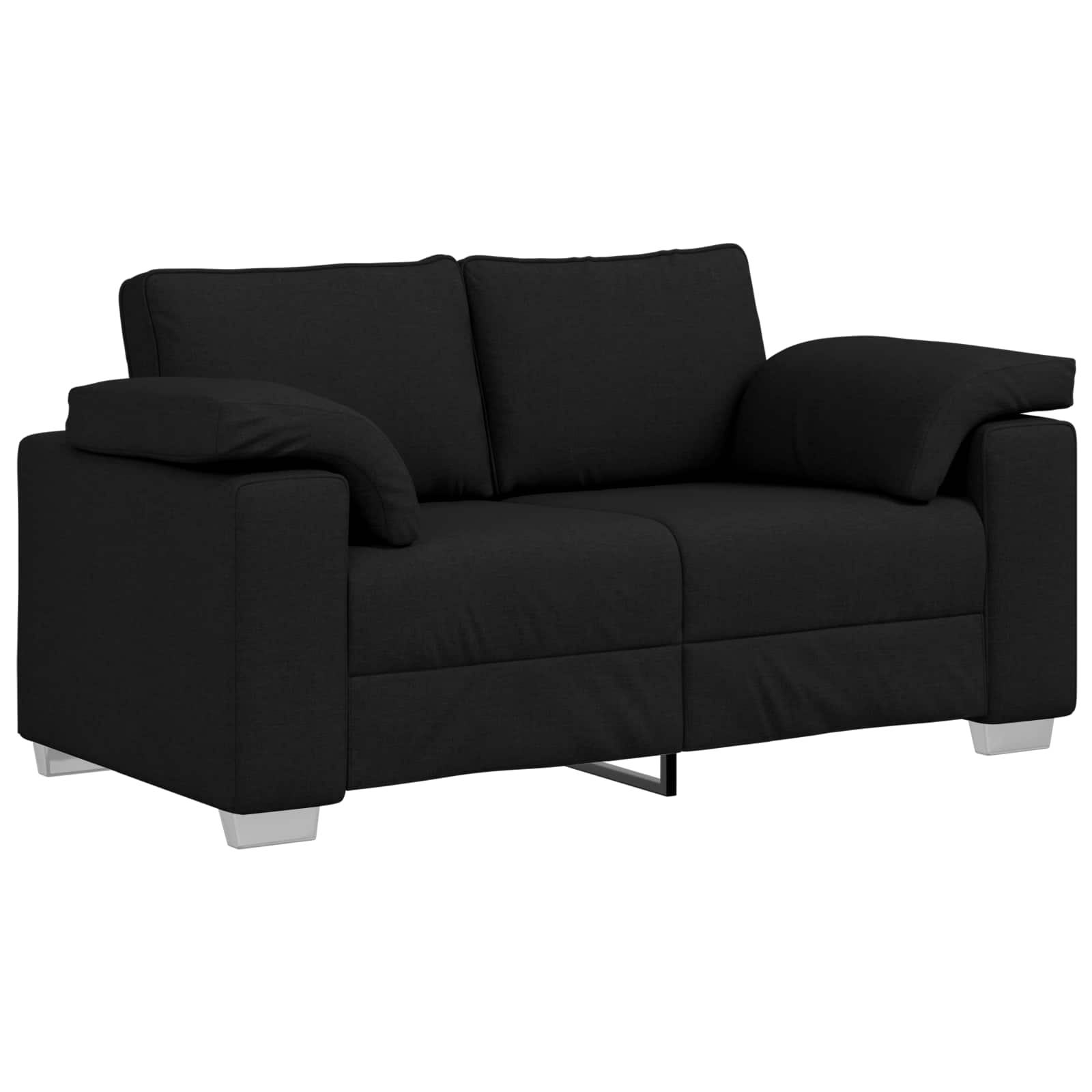 Canapé 2 pcs Noir 219 x 80 x 82 cm tissu - XIOS