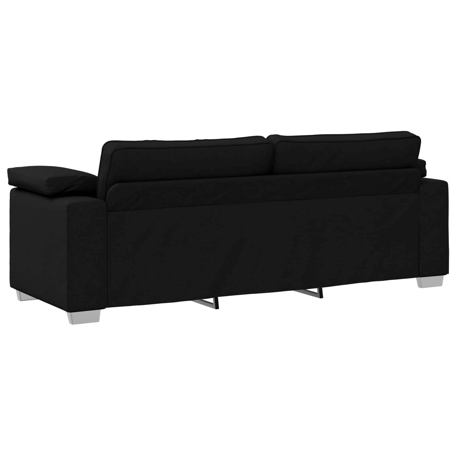 Canapé 2 pcs Noir 219 x 80 x 82 cm tissu - XIOS