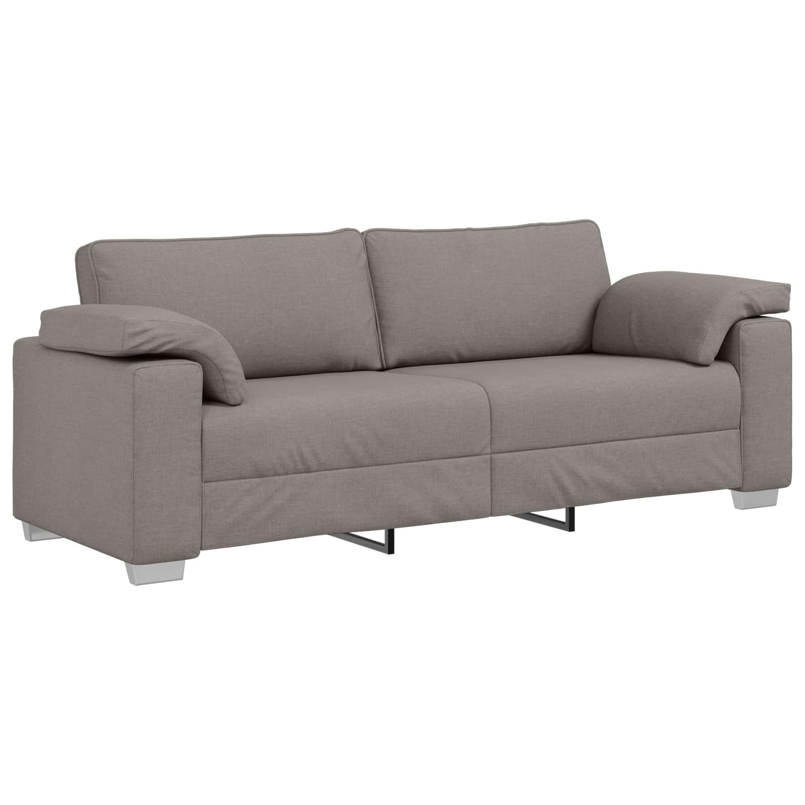 Canapé 2 pcs Taupe 219 x 80 x 82 cm tissu - XIOS