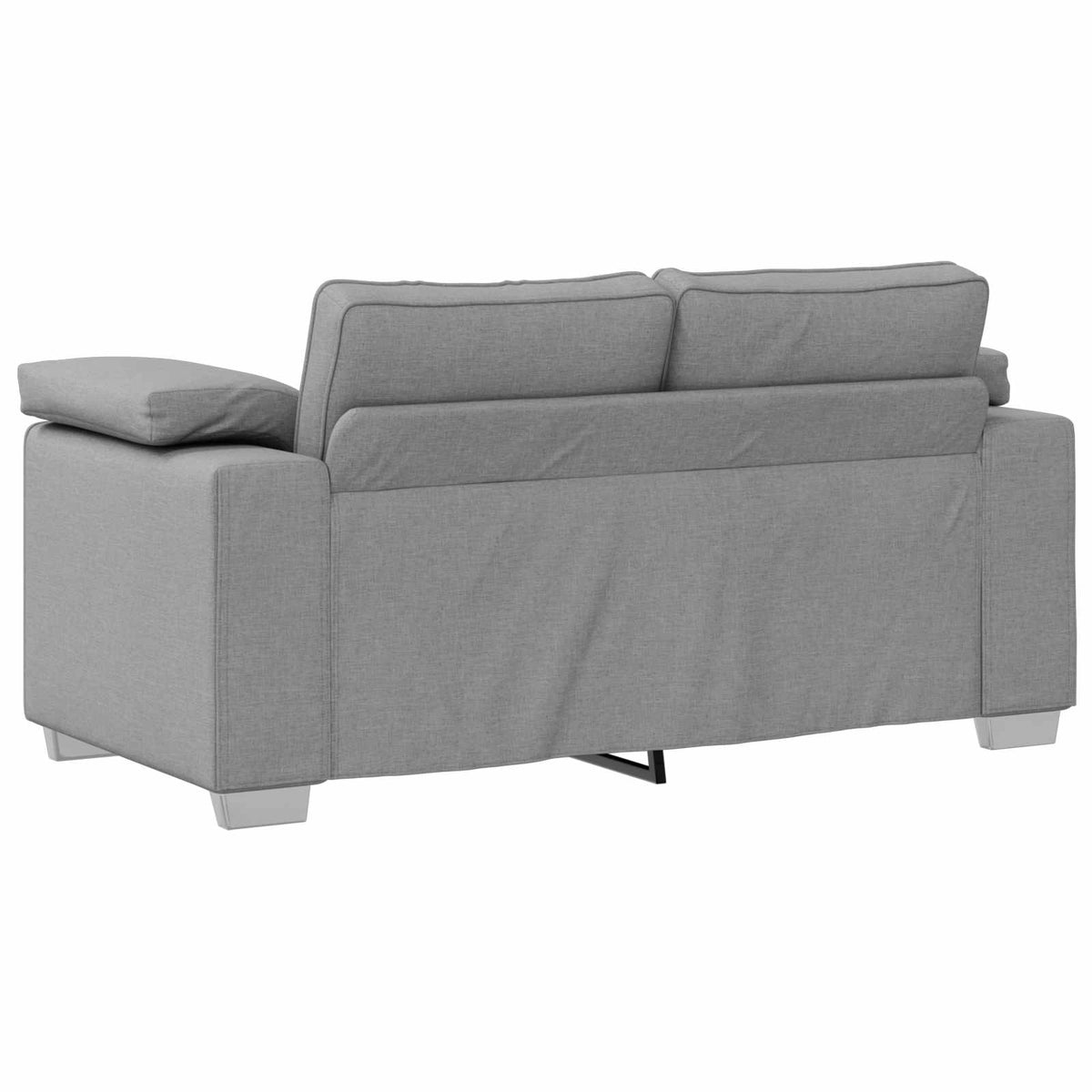 Canapé 2 pc Gris nuage tissu