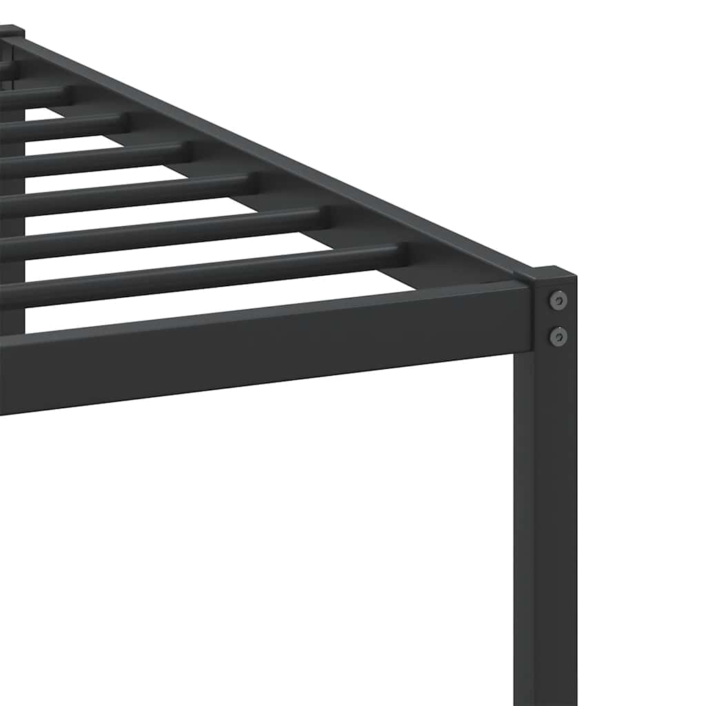 Cadre de lit sans matelas chêne fumé 107x203 cm bois ingénierie - XIOS