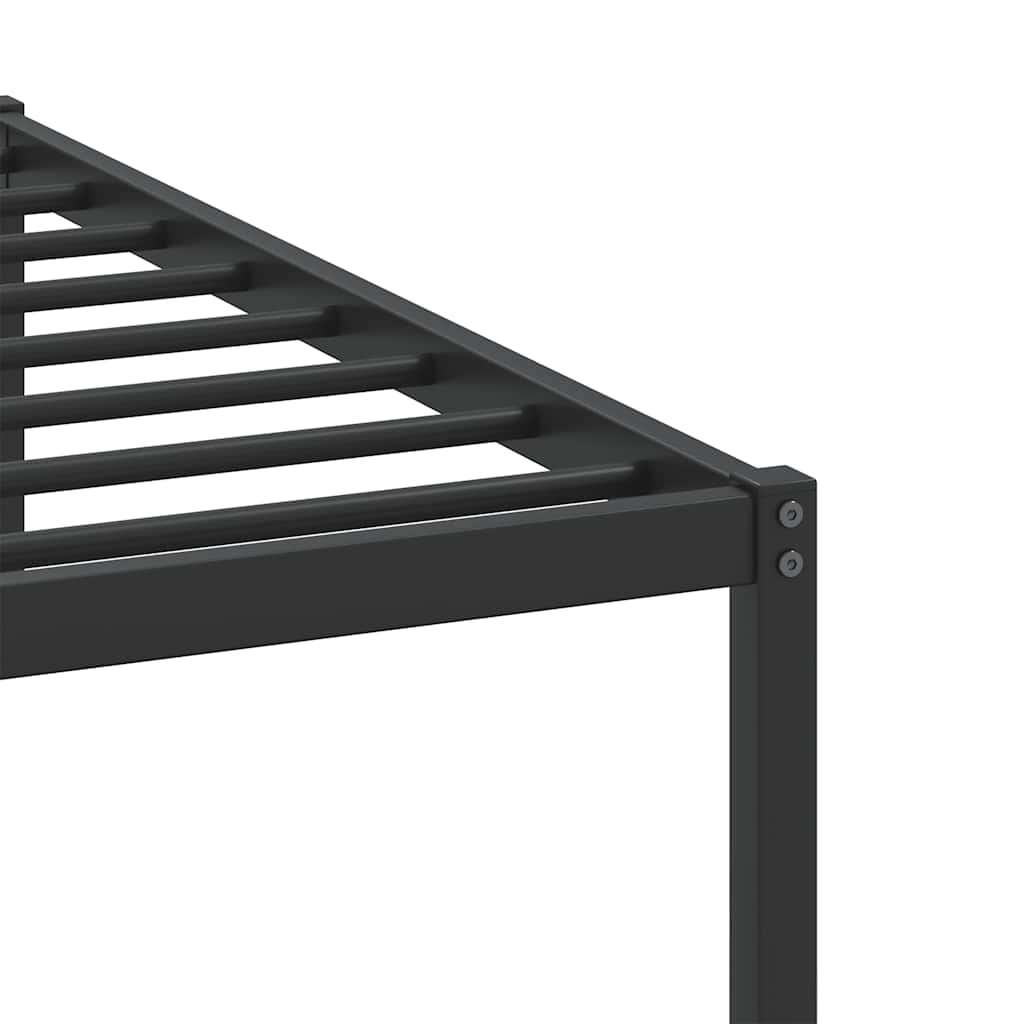 Cadre de lit sans matelas chêne fumé 193x201 cm bois ingénierie - XIOS