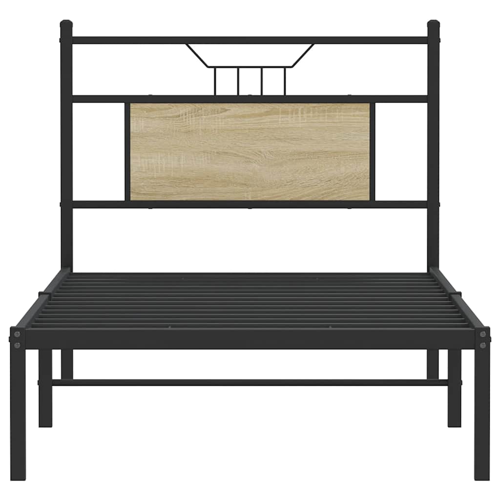 Cadre de lit sans matelas chêne sonoma 90x190 cm - XIOS