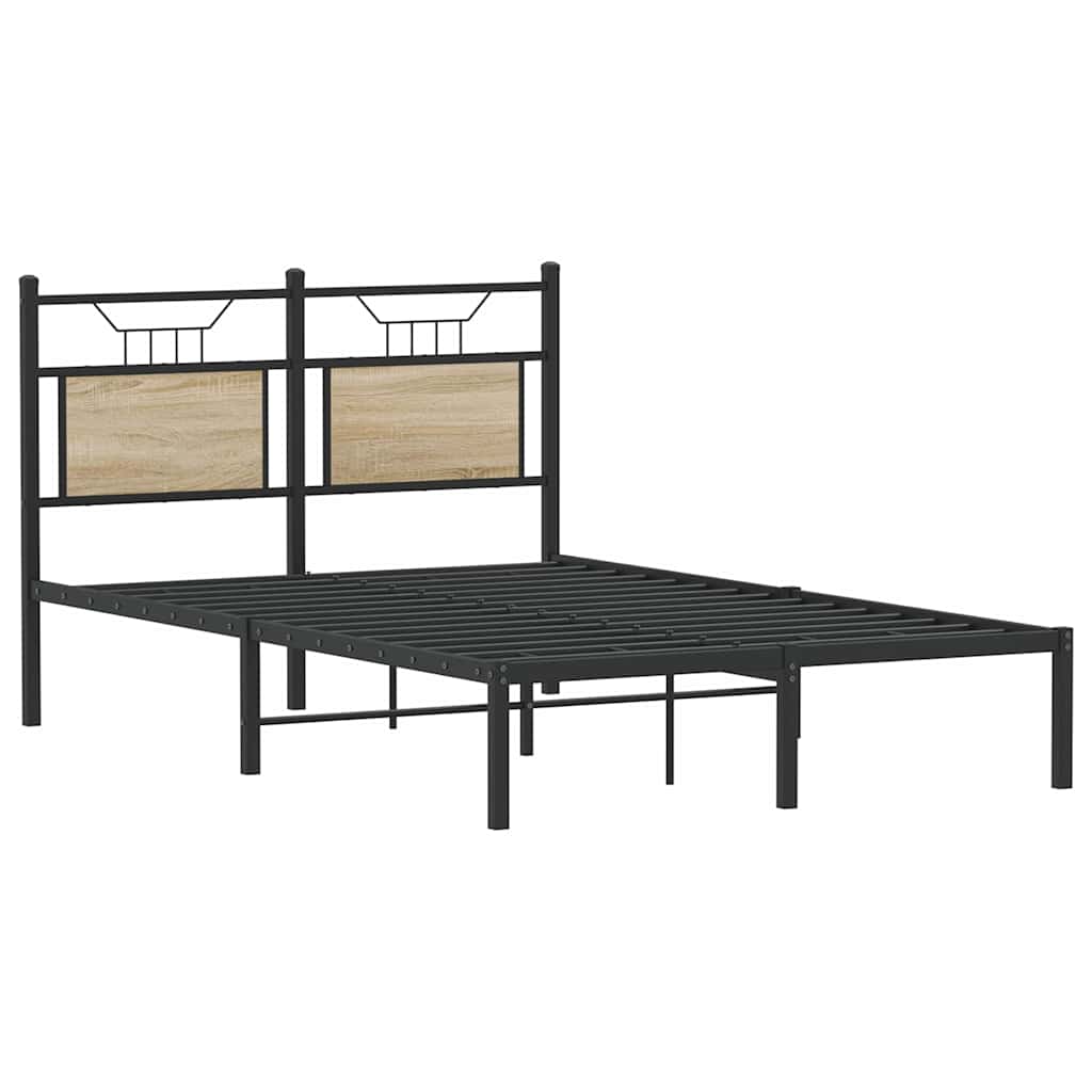 Cadre de lit sans matelas chêne sonoma 120x190 cm - XIOS