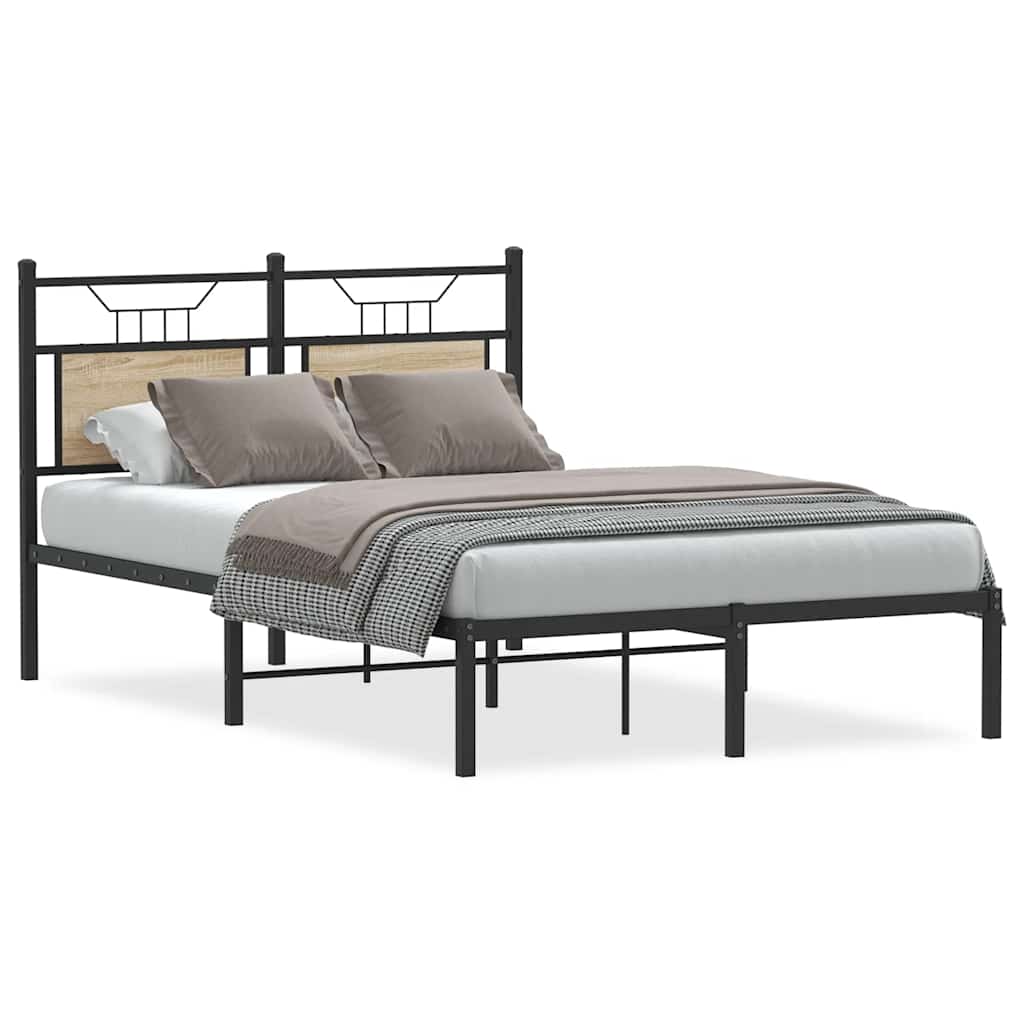 Cadre de lit sans matelas chêne sonoma 120x200 cm - XIOS
