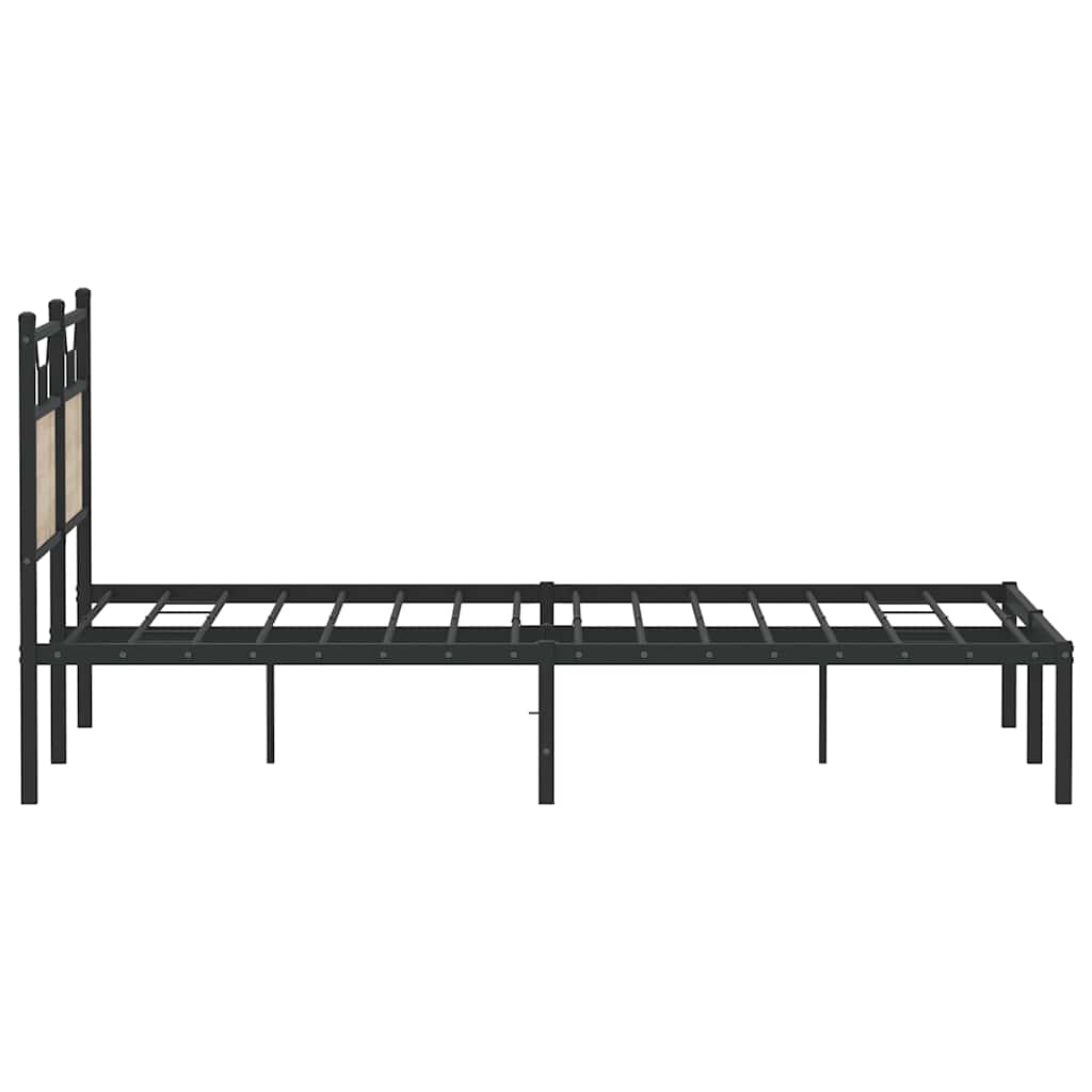Cadre de lit sans matelas chêne sonoma 140x190 cm - XIOS