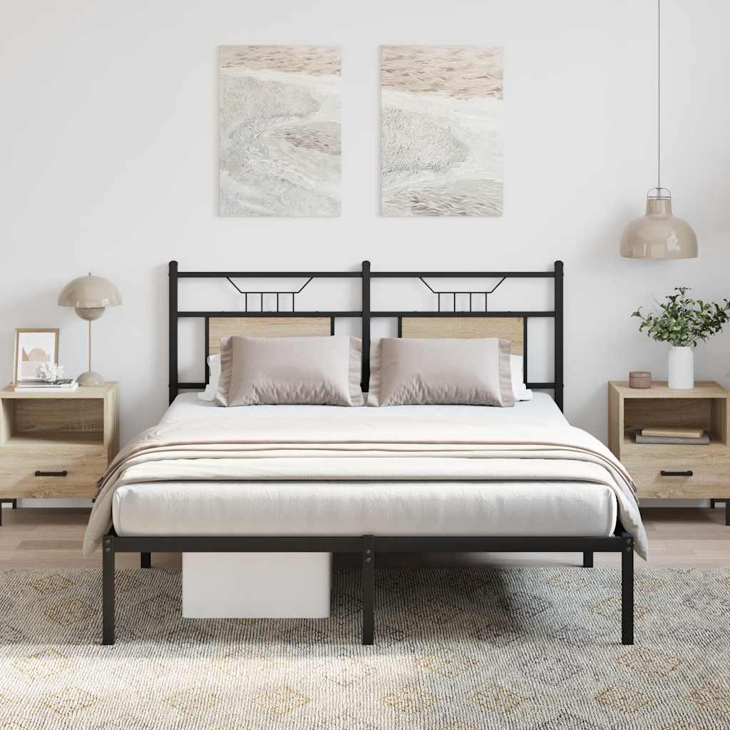 Cadre de lit sans matelas chêne sonoma 140x190 cm - XIOS