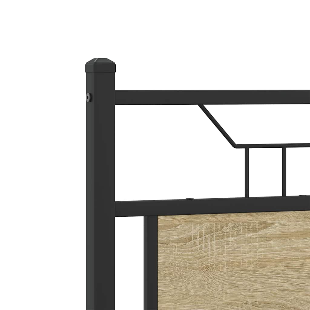Cadre de lit sans matelas chêne sonoma 120x190 cm - XIOS