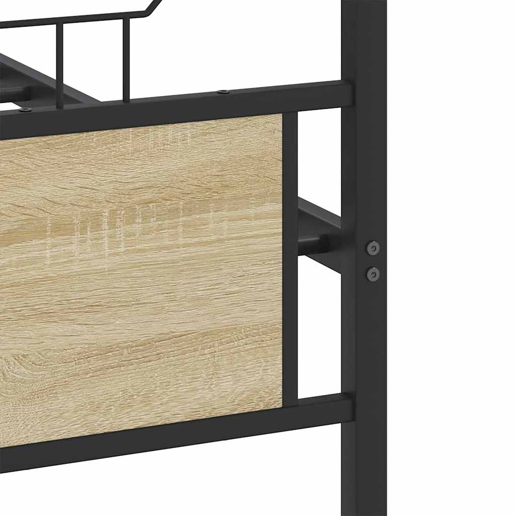 Cadre de lit sans matelas chêne sonoma 120x190 cm - XIOS