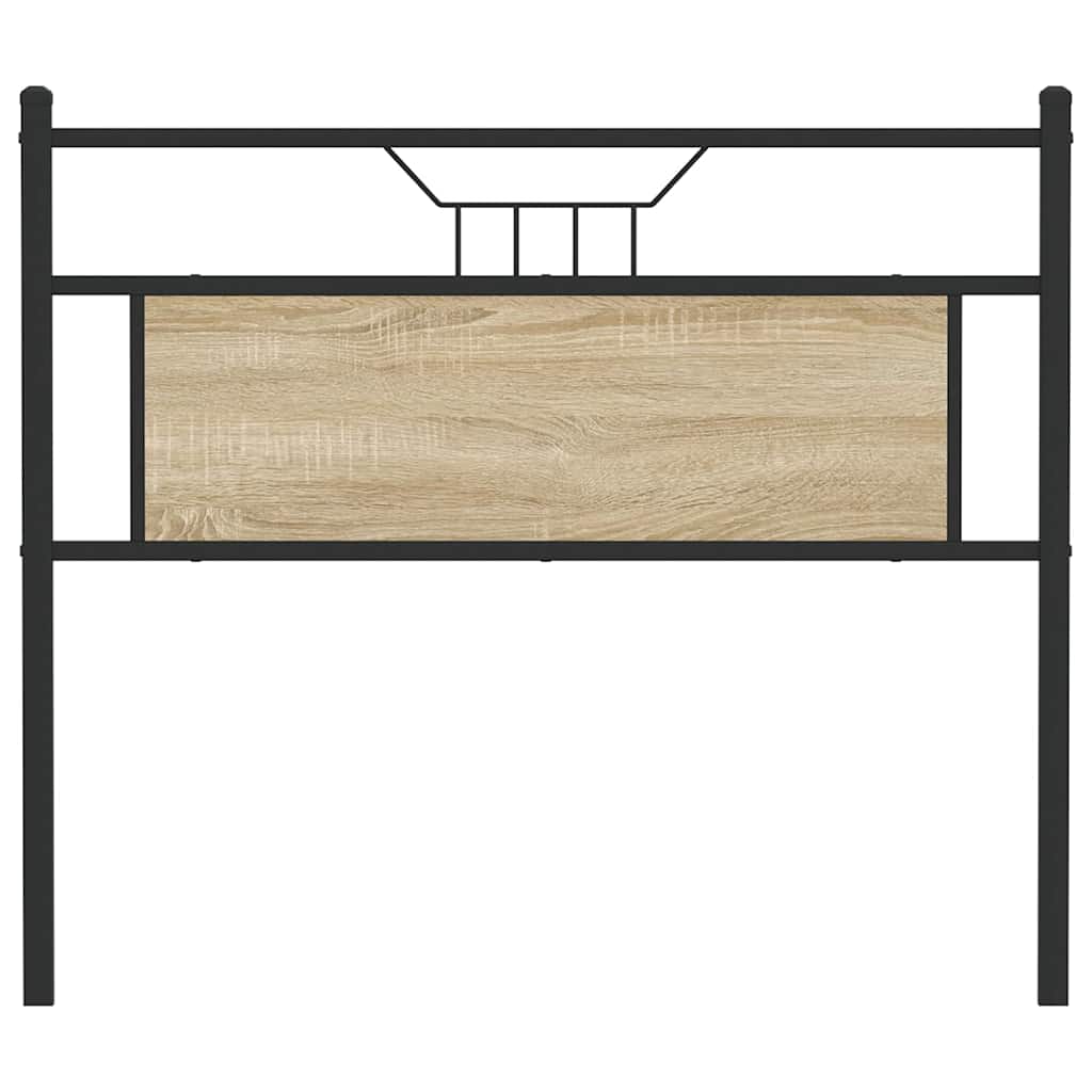 Tête de lit chêne sonoma 107 cm bois d'ingénierie et acier - XIOS