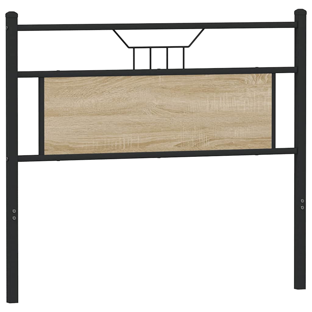 Tête de lit chêne sonoma 107 cm bois d'ingénierie et acier - XIOS